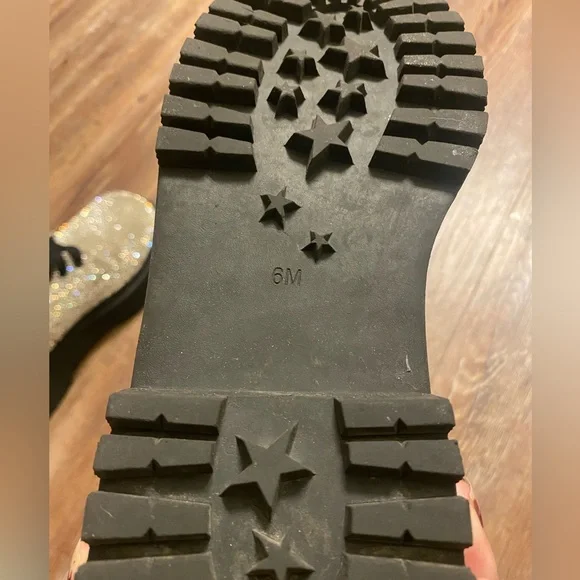 Diamond duchess bling boots poster girl Rhinestone Platforms - Picture 4 of 5